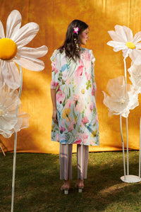 Laylon Lillies Floral Tunic Set - Lapis