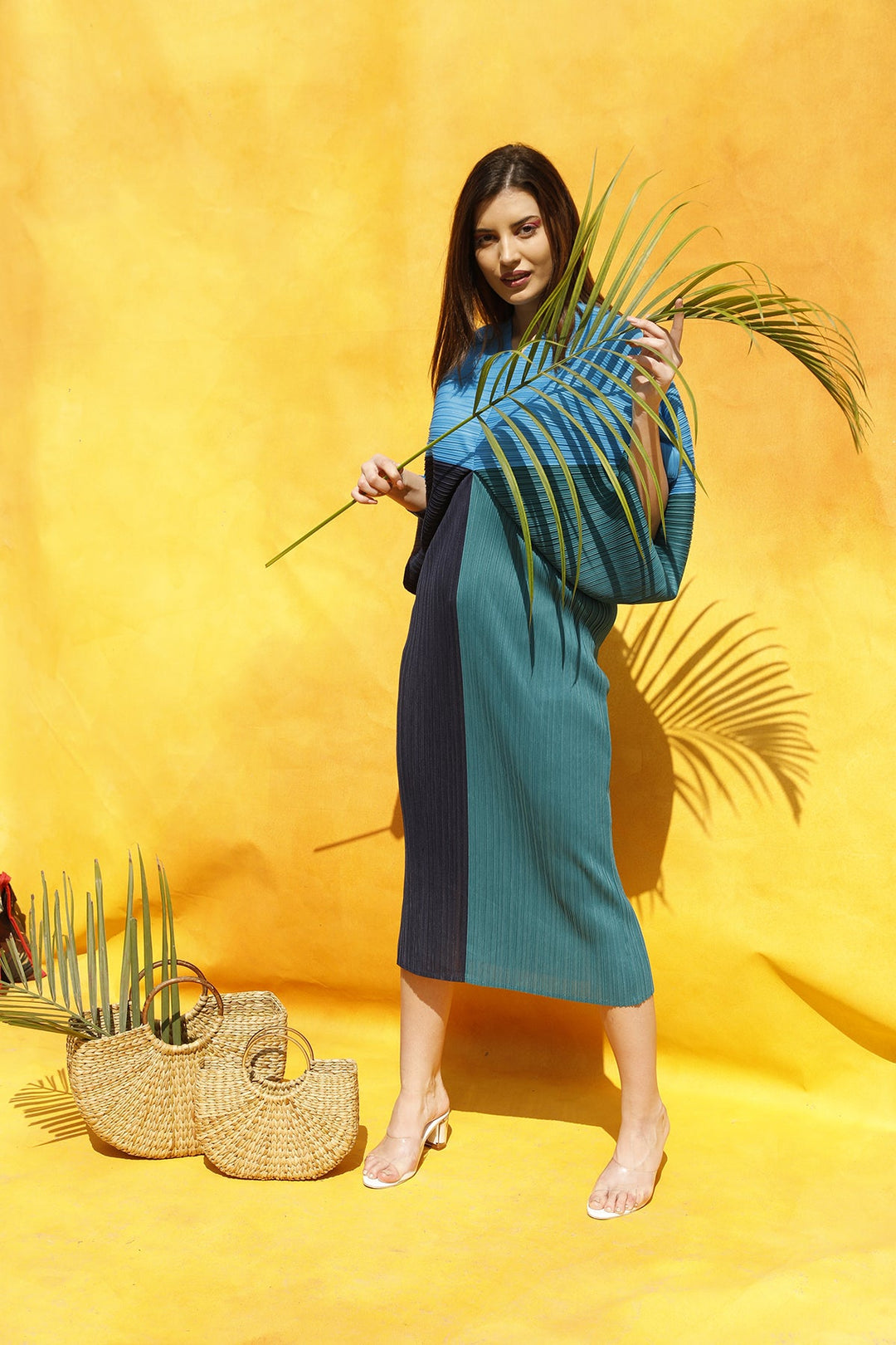 Shop Latest kimono dress with v-necklinev