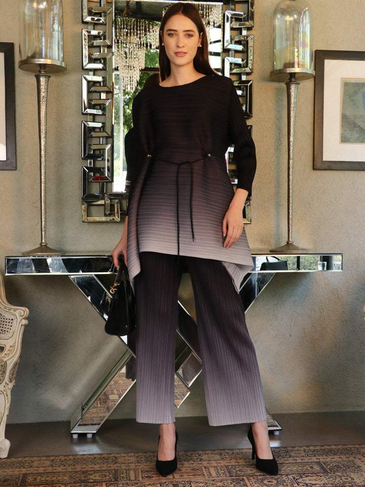 Olivia Ombre Cinched In Co-ord - Grey