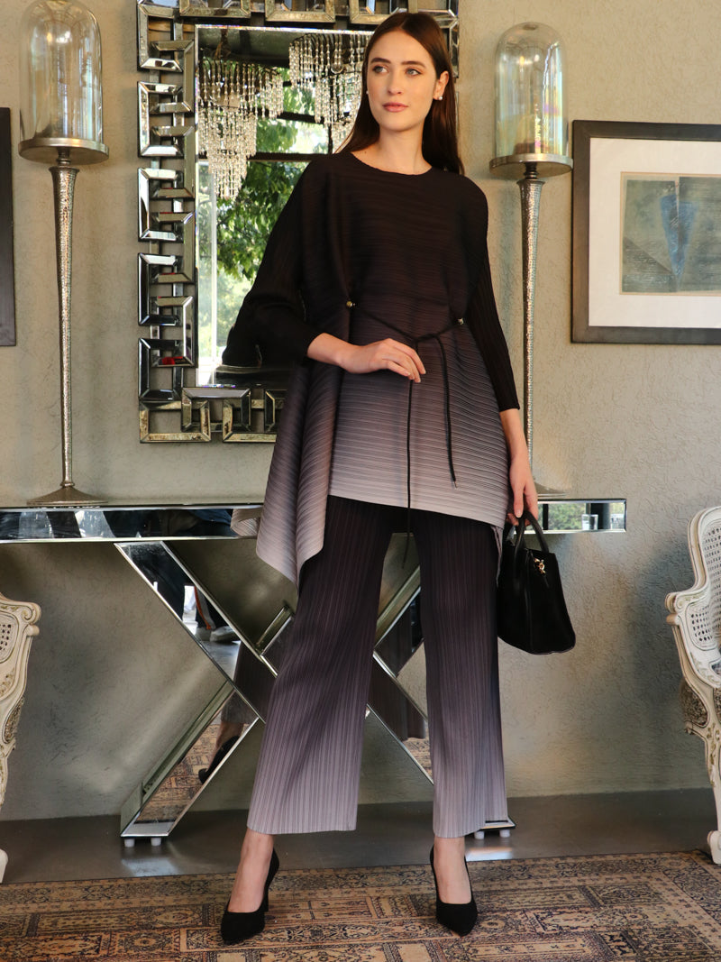 Olivia Ombre Cinched In Co-ord - Grey