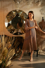 Load image into Gallery viewer, Frolic Fringe Groovy Jacket Dress - Taupe