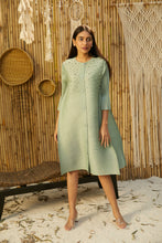 Load image into Gallery viewer, Buy Dainty Pearl Tunic Dress In Mint Green Color