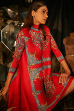 Load image into Gallery viewer, Medusa Renaissance Print Dress - Red