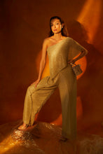 Load image into Gallery viewer, Pleated Shimmer Jumpsuit For Women