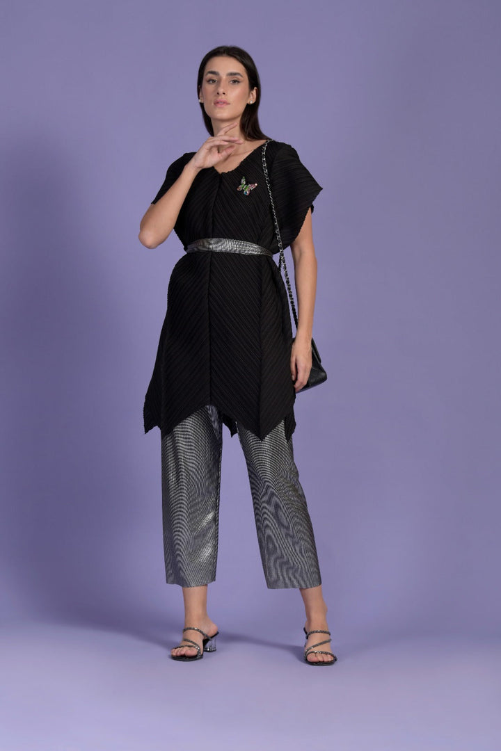 Blair Butterfly Quirky Top - Black