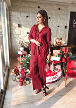 Load image into Gallery viewer, Nisha Rawal in our Jennifer Jacket Co-ord Set - Maroon